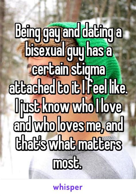 what is it like dating a bisexual guy